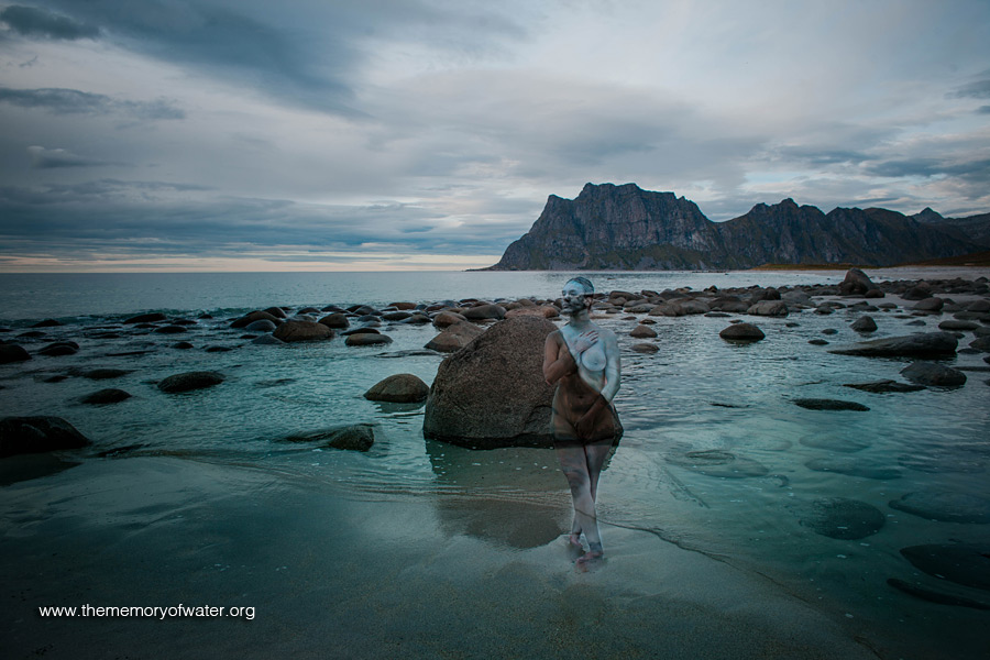 Lofoten Siren PhotoBodypaint Vilija Vitkiute